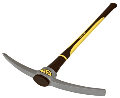 5-Lb. Fiberglass Railroad Pick, 36-In. Fiberglass Handle