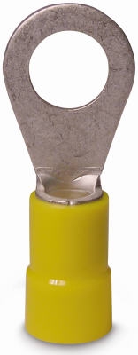 Ring Terminal, Vinyl Insulated Barrel, Solderless, 12-10 AWG, 14-Pk.