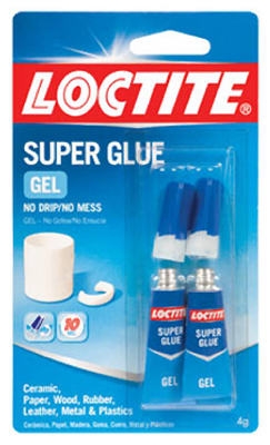 Super Glue Gel, 2-gm. Tube, 2-Pk.