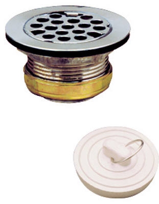 2 - 2-1/2-Inch Master Duplex Strainer With Rubber Stopper