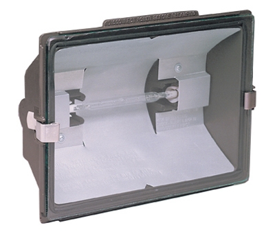 Security Flood Light, 500-Watt, Bronze