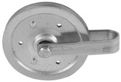 4-Inch Galvanized Cabinet Pulley/ Fork