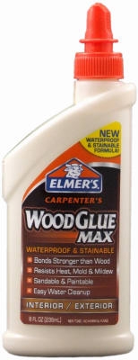 Wood Glue, Stainable, 8-oz.