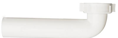 1-1/2 x 7-Inch White Plastic Direct Connection Waste Arm