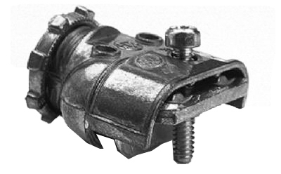 2-Pack 3/8 x 1/2-Inch Knockout Duplex Connector