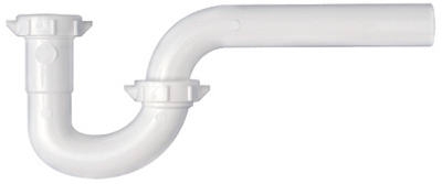 P Trap, White Plastic, 1-1/2 x 1-1/2-In. or 1-1/2 x 1-1/4-In.