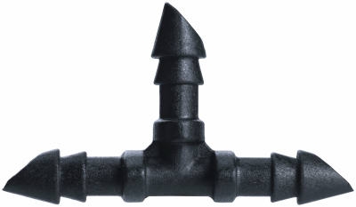 Drip Irrigation Barb Tee, 1/4-In., 25-Pk.