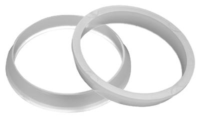 1-1/2 x 1-1/4-Inch Beveled Plastic Poly Washer