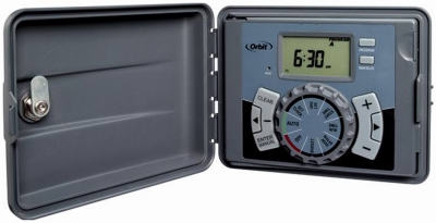 Underground Sprinkler Timer, Indoor/Outdoor, 6-Station