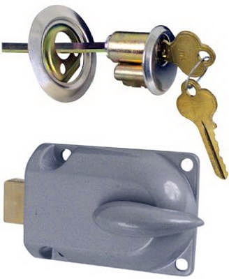 Metal Cylinder Garage Door Deadbolt