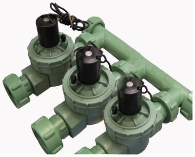 Underground Sprinkler Manifold, 3-Valve