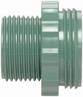 Underground Sprinkler Transition Adapter, PVC-to-Manifold, Heavy-Duty, 1-In.