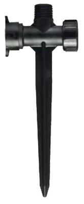 Drip Irrigation Drip-Lock End Cap Stake, 1/2 x 1/2-MPT
