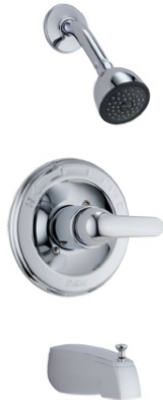 Monitor Single-Handle Tub/Shower Faucet + Showerhead, Chrome