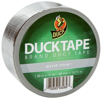 Chrome Duct Tape, 1.88-Inch x 15 Yds.