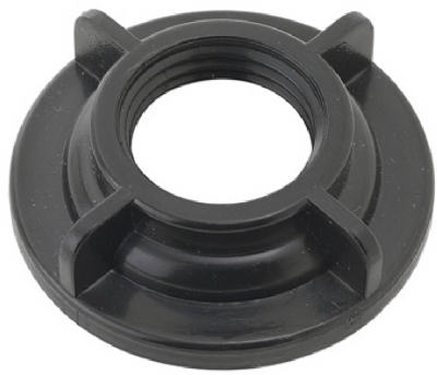 Faucet Nuts, Black Plastic, 1/2-In. IPS, 2-Pk.