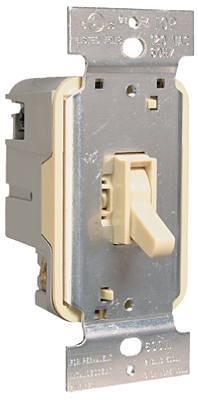600-Watt Ivory Incandescent Toggle Dimmer