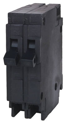 Duplex Circuit Breaker, 15/15-Amp, 120-Volt
