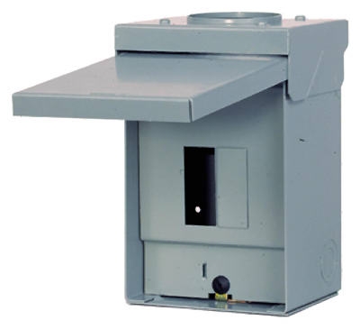 Main Lug Load Center, 2 Space/4 Circuits, 60-Amp