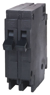 Duplex Circuit Breaker, 20/20-Amp, 120-Volt