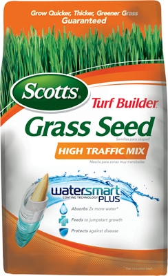 Turf Builder High Traffic Grass Seed Mix, 3-Lbs., Covers 1200 Sq. Ft.