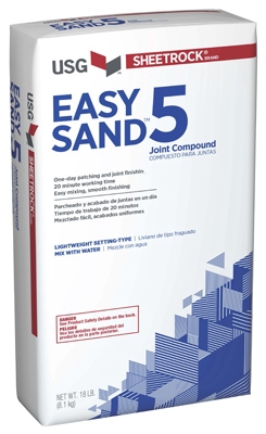Easy Sand 5 Joint Compound, Lightweight, 18-Lbs.