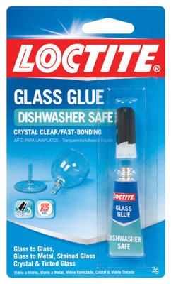 Super Glue Instant Glass Glue, 2-Gram