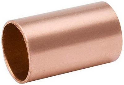Pipe Coupling Without Stop, Wrot Copper, 1/2-In.