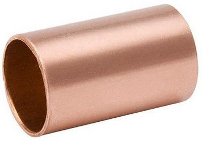 Pipe Coupling Without Stop, Wrot Copper, 3/4-In.
