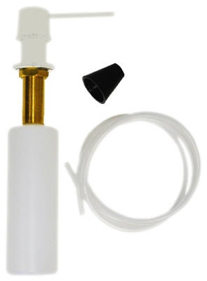 Kitchen Sink Soap Dispenser, White