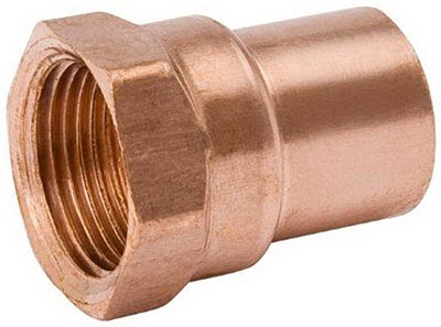 Pipe Adapter, Wrot Copper, 1-In. FPT