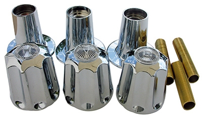 Gerber, New Style, Three Valve, Tub & Shower, Trim Set