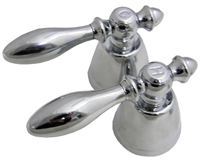 Universal, Chrome, Lever, Hot & Cold Handles