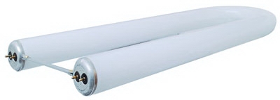 Fluorescent Lamp, U-Shape, Cool White, 2450 Lumens, 40-Watt, 6-In.