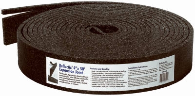 Foam Expansion Joint, Black, 4-In. x 50-Ft., .5-In. Thick