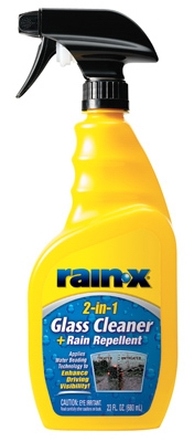 Glass Cleaner Plus Rain Repellant, 23-oz.