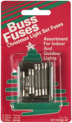 6-Pack Christmas Light String Replacment Fuses