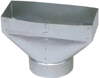 4 x 12 x 6-Inch Galvanized Universal Boot