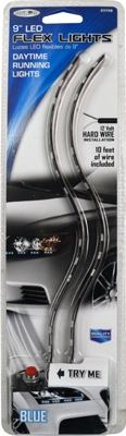 Car LED Day Running Light, Blue, 10-In., 2-Pk.