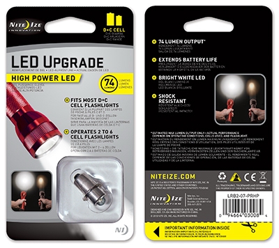 High Power LED Upgrade Bulb C/D Cell