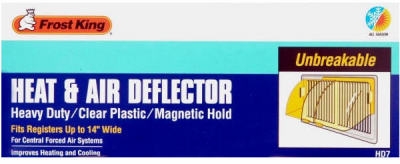 10-to-14-Inch Magnetic Vent Heat/A/C Deflector