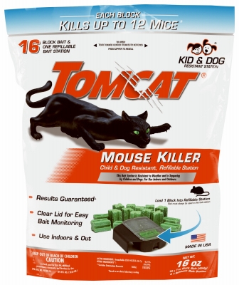 Mouse Killer Station, Refillable, 16-Pk.