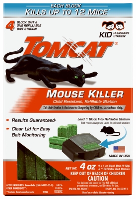 Mouse Killer Station, Refillable, 4-Pk.