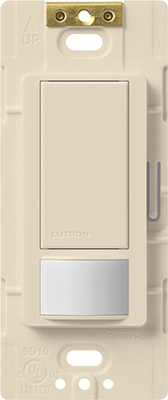Maestro Sensor Switch, Large Room/Fan Occupancy, Light Almond