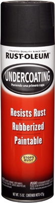 Rubberized Undercoating Spray, Black, 15-oz.