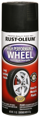 Wheel Coating, Flat Black, 11-oz.