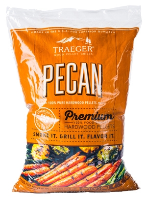 Barbeque Pellets, Pecan Hardwood, 20-Lb. Bag