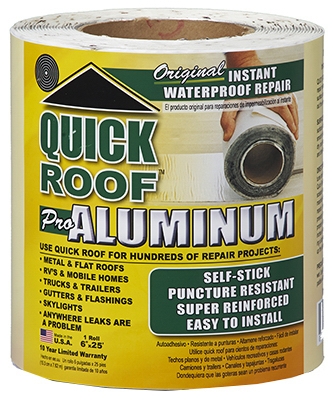 Roof Seal Tape, Aluminum, 6-In. x 25-Ft.