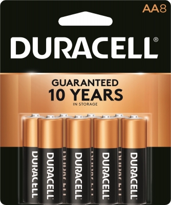 Alkaline Batteries, AA, 8-Pk.
