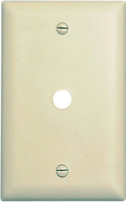 Urea Wall Plate, Telephone Hole, Ivory